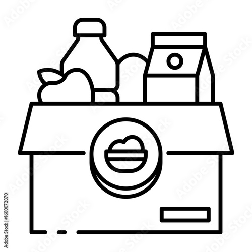 This Forklift icon is suitable for Transportation, Travel and Tourism, etc