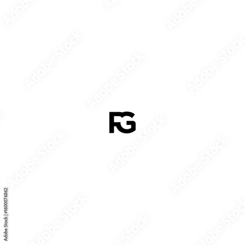p g letter vector logo company design