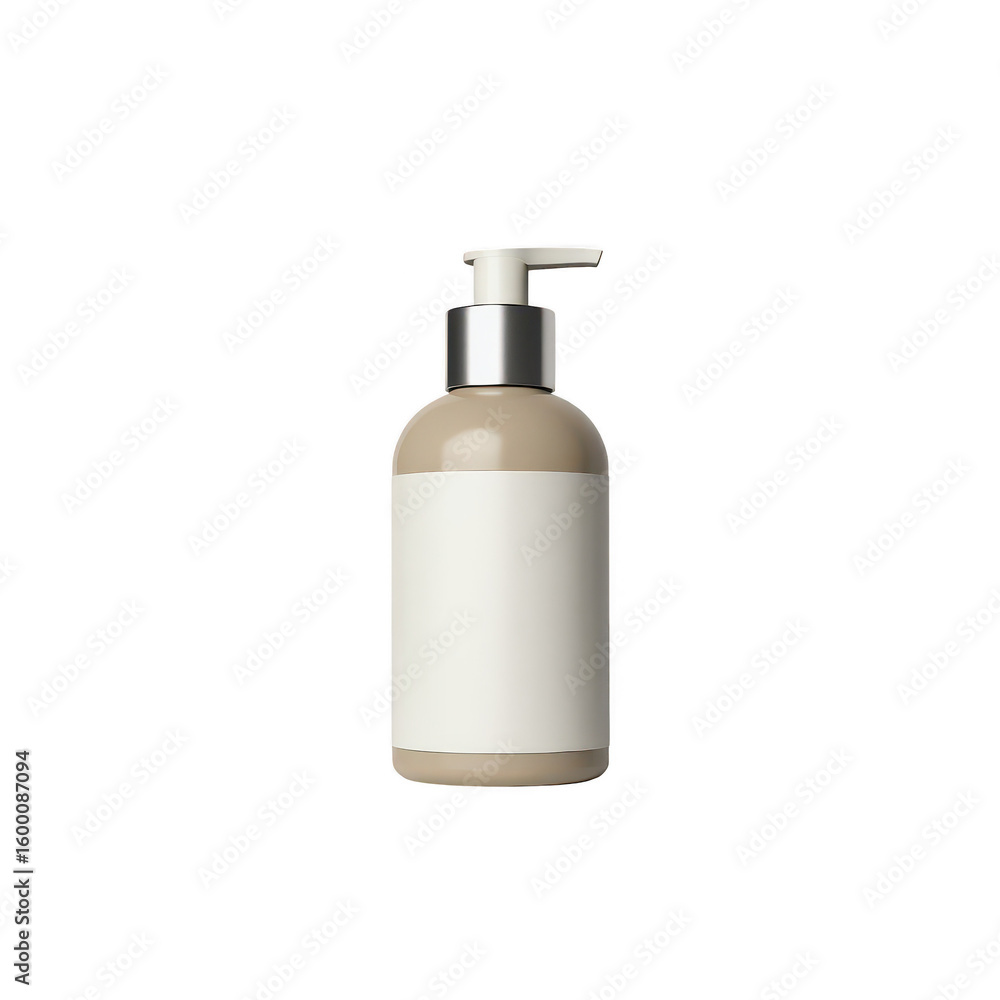 Fototapeta premium Empty bottle with blank label.