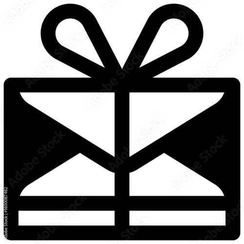 Sheaf of letters. Outlined stroke vector icon with black-filled details.