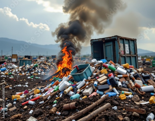 Wallpaper Mural e waste is often transported illegally to developing countries where lax regulations allow open burning and dumping increasing regional environmental damage Torontodigital.ca