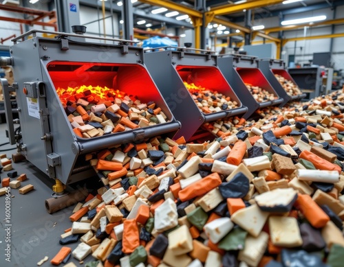 infrared equipped sorting lines detecting and separating high calorific waste for efficient energy focused combustion
