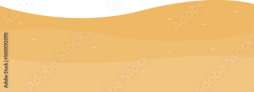 White sand dunes sea
