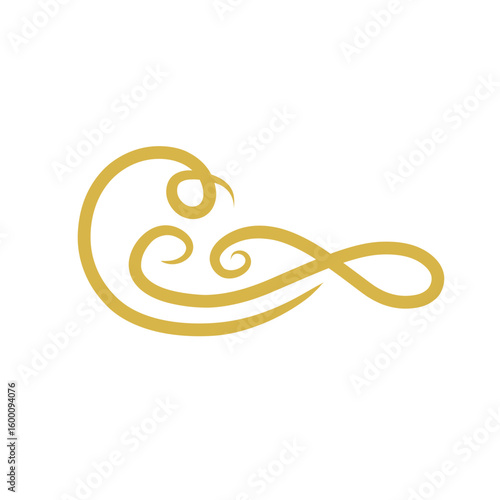 vintage sweep or swirl