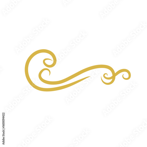 vintage sweep or swirl