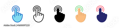 Double Tap Multiple Style Icon Set Collection.  