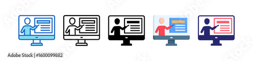 Online Learning Multiple Style Icon Set Collection.  