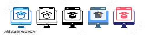 Online Learning Multiple Style Icon Set Collection.  
