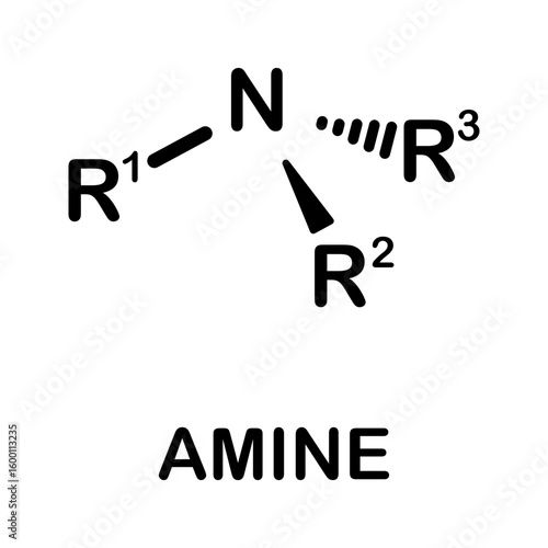 Amine functional group chemical formula