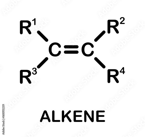 Alkene functional group chemical formula