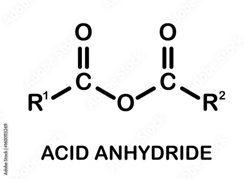 Acid anhydride functional group formula