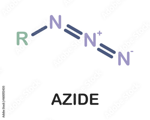 Azide functional group chemical formula