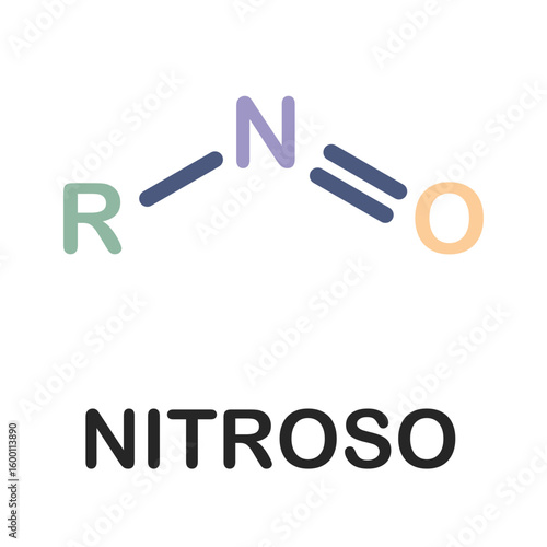 Chemical structure of nitroso functional group