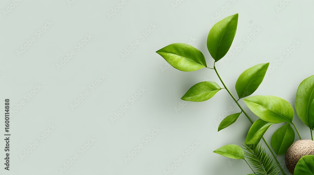 Fototapeta premium A flat organic composition for stock photo, creative design use, high quality