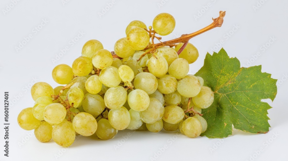Fototapeta premium Fresh grapes cluster, showcasing natural sweetness and vibrant color tones