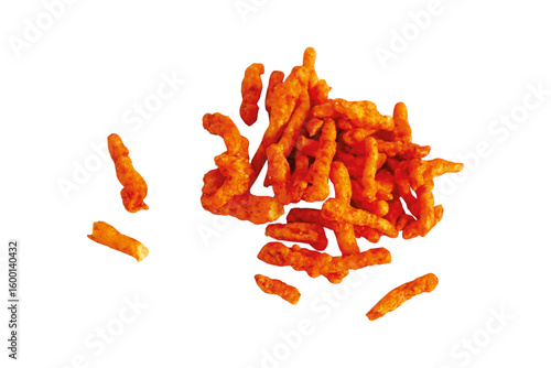 Fiery Red Spicy Snack Puffs or Snack Sticks kurkure