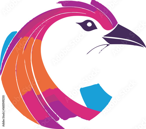 Beautiful Bird Vector LOGO TRICKS