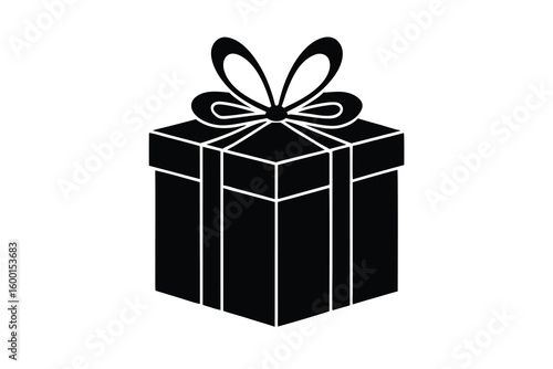 christmas gift box vector icon