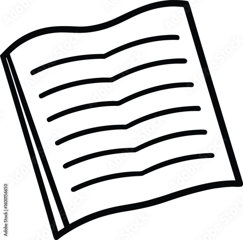 answer key sheet   line art black vector illustra.eps
