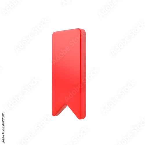 Free Download 3D Side View Bookmark Icon PNG - GFXLoad