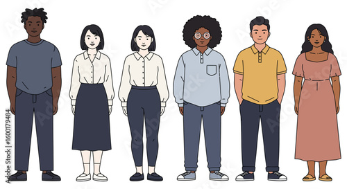 Streamlined People Avatars for Digital and Print