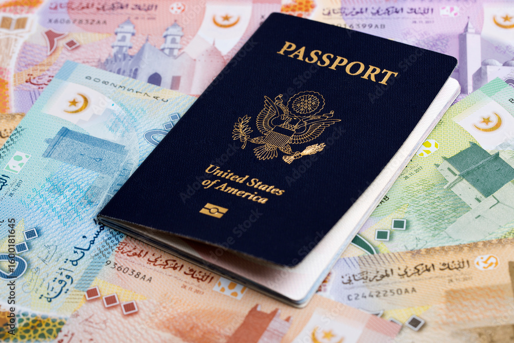 American Passport on Mauritanian ouguiya American Passport on Mauritanian ouguiya