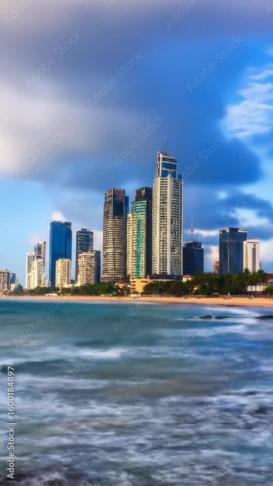 Coastal cityscape buildings Coastal cityscape buildings