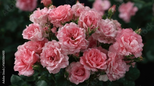 Wallpaper Mural Close-up of a cluster of delicate, pink roses. Torontodigital.ca