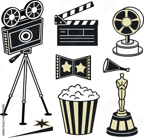 Cinema Icons Set
