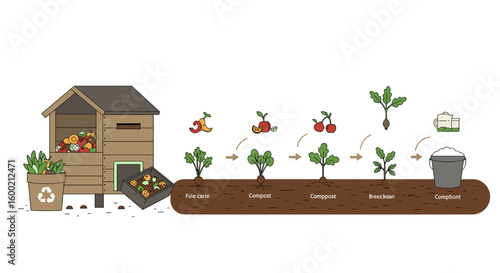 Guide to composting: turning waste into nutrient-rich soil for gardens