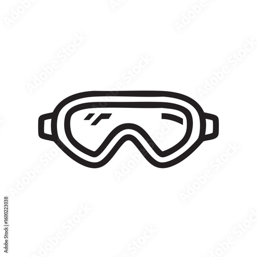 Stylish protective goggles for sports and outdoor activities
