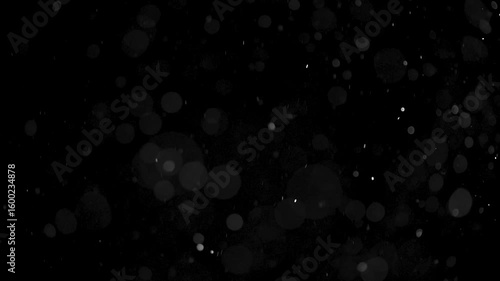 Realistic dust particles moving in slow motion. High quality 4k footage