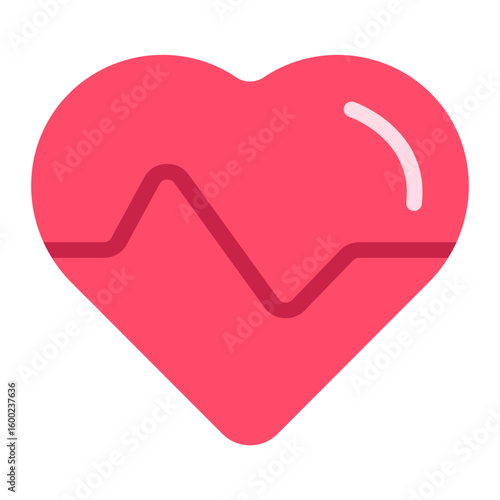 health heart flat