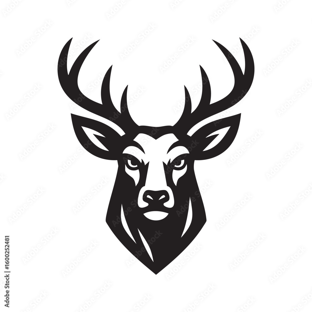 Fototapeta premium Deer Head Mascot Logo