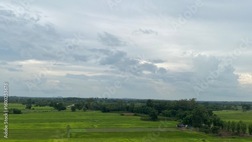 landscape with clouds