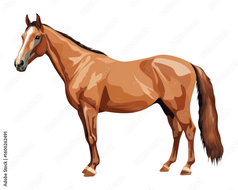 Naklejka premium PNG Cleveland Bay Horse horse stallion animal.