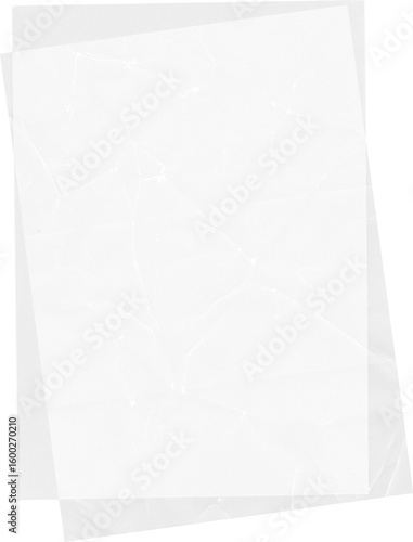 Φωτογραφία Layered Vellum, Tracing Paper Sheets on a Transparent Background