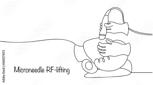 Microneedle RF-lifting