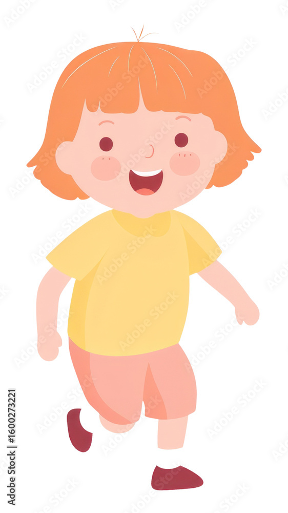 PNG Happy kids walking cartoon child cute. PNG Happy kids walking cartoon child cute.