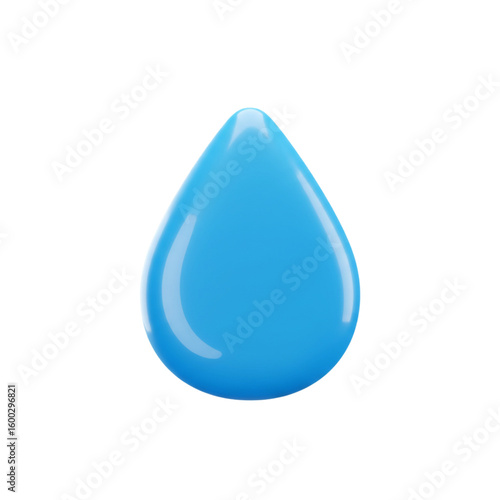 Droplet of Purity: A single, perfectly formed droplet of pristine water. The fluid curves and gentle highlights capture the essence of freshness and purity.