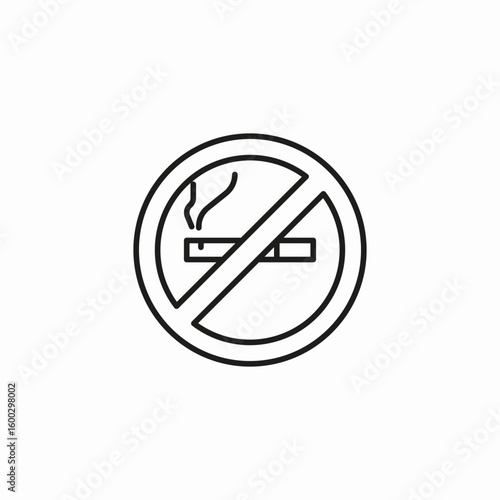 no smoking allowed icon sign vector