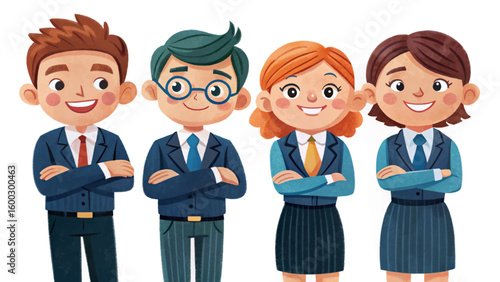 Vector set of male and female lawyers in professional suits holding law books, briefcases, or documents. Legal character illustration for justice, law firm, and courtroom themes