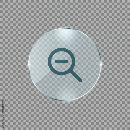 search,magnifier,button glassy modern ui icon for find locate query app interface design vector graphic