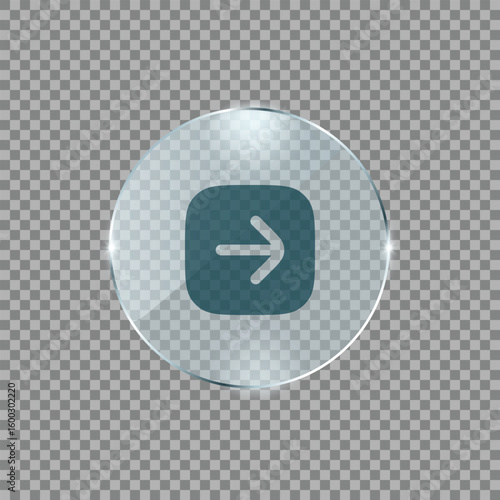 arrow,next,button glassy modern ui icon for forward proceed continue app interface design vector graphic