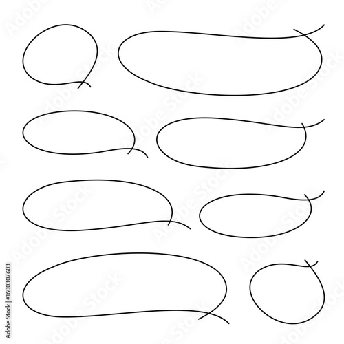 横書きのフキダシ