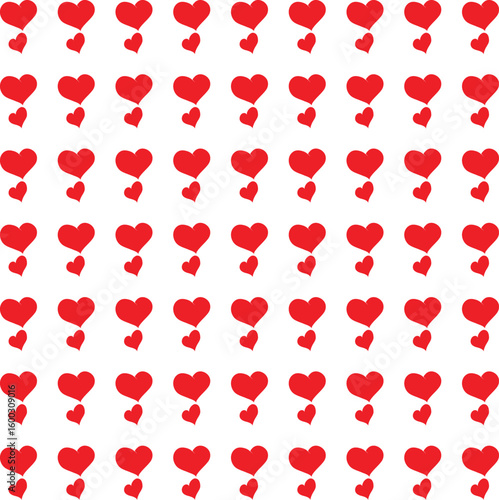 Hearts seamless girlish background. Suitble for prints, wrapping and backgrounds