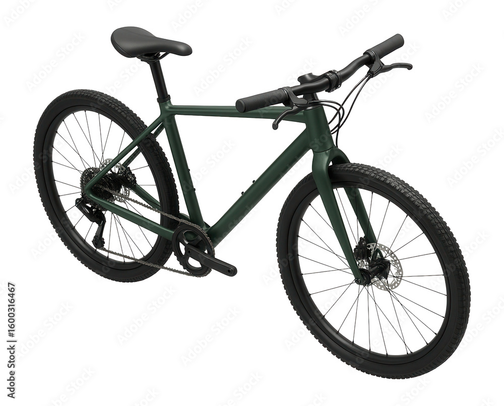 Gravel bike with semi-integrated headset and multi-surface tires Gravel bike with semi-integrated headset and multi-surface tires