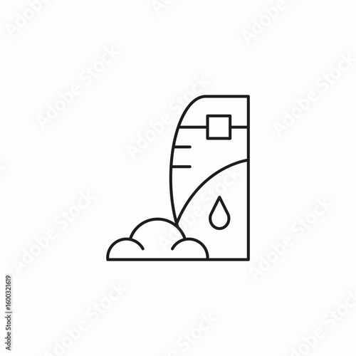 head washshampoo  icon sign vector