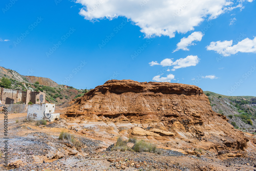 Fototapeta premium Landscape of Portman (Cartagena, Spain)