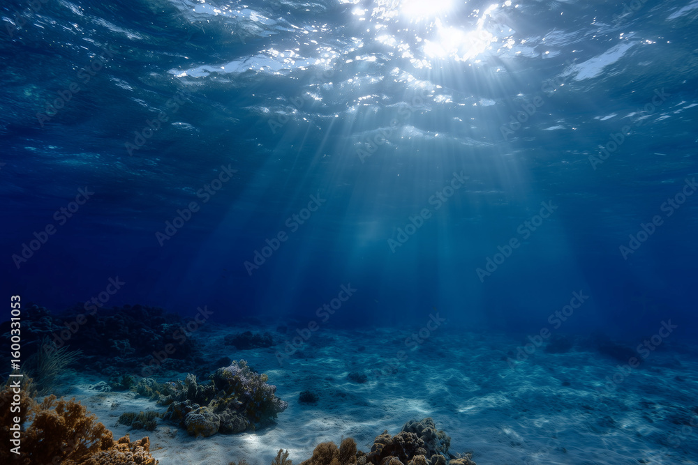 Fototapeta premium 海中、水中